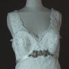 Lionera - Allure - detail avant - la mariée à Bicyclette - robe de mariée occasion