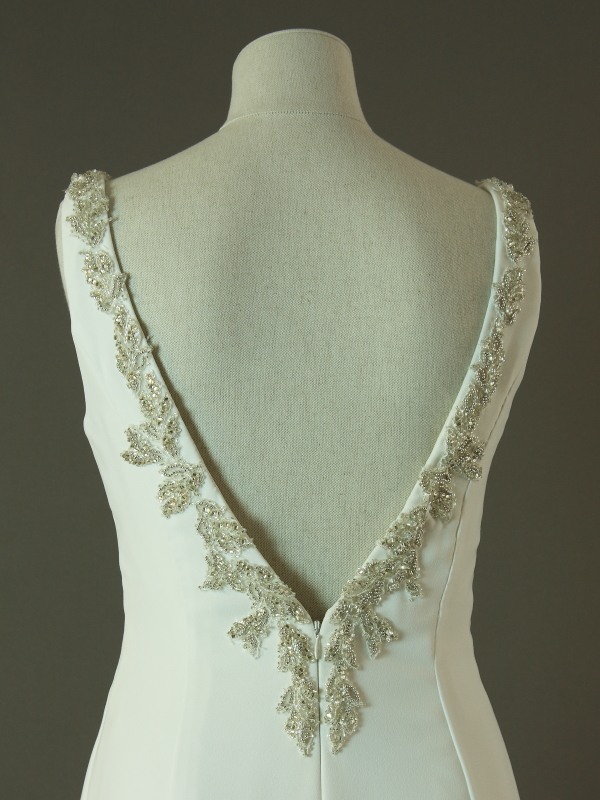 Tatianna - Pronovias - La mariée à bicyclette - robe de mariée d'occasion - detail dos