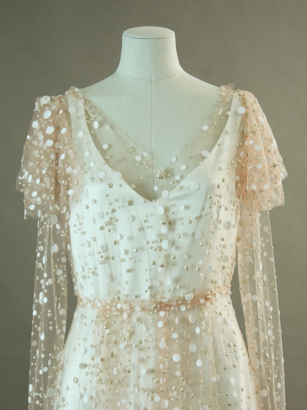 Bea - Beba's Closet - La mariée à bicyclette - robe de mariée d'occasion - détail devant